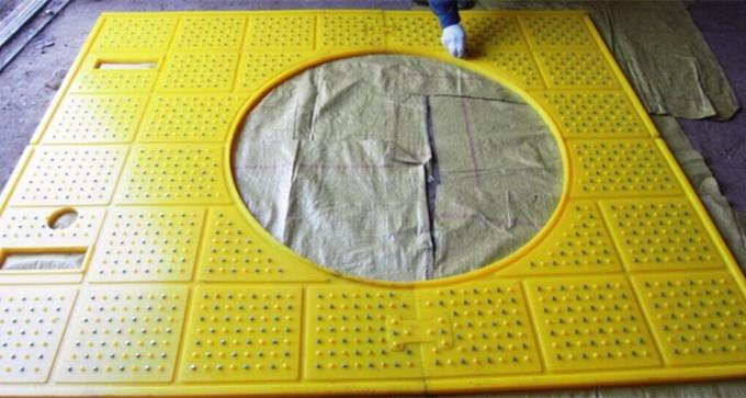 Anti Slip Drilling Rig Spare Parts 37 1/2 Inch Polyurethane Pu Drill Floor Rig Mats 1