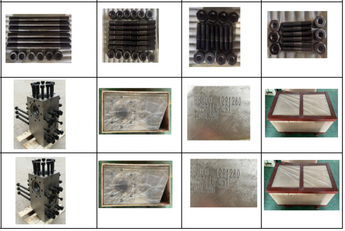 8P-80 Mud Pump Spare Parts 1291280 Module Discharge With Stud And Nut 1