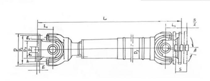 SWC Flexible Cardan Shaft Drilling Rig Spare Parts Cross Cardan Shaft Couplings 1