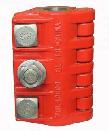 Single / Double / Three Bolt Oilfield Wellhead Equipment Polished Sucker Rod Clamp 2