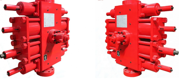 3" - 3 1/8" Hydraulic Control Quad Ram Blowout Preventer Coiled Tubing BOP Oilfield Wellhead 0