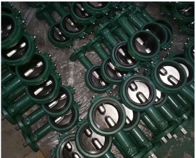 2 Inch Manifold Control Valve Ductile Iron Wafer Type Butterfly Valve DN50 - DN200 2