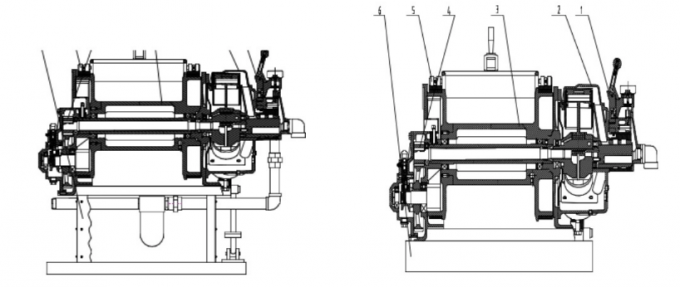 Hot Sale  XJFH-5/35  Pneumatic Winch Complete With Wire Rope Drilling Rig Spare Parts 2
