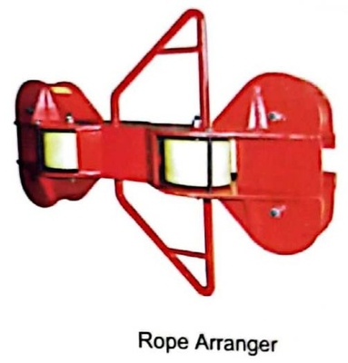 Red Rope Arranger Drilling Rig Spare Parts Drawwork Rope Guider