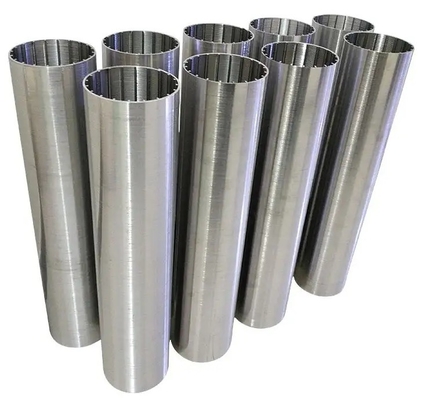 Stainless Steel 304 316 Drilling Rig Spare Parts Wedge Wire Screen Tube