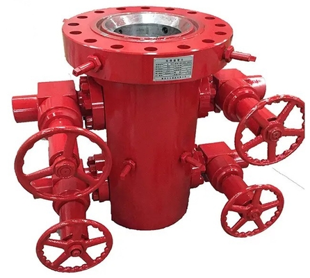 API 6A Spec Red Color Drilling Rig Spare Parts Tools Casing Head