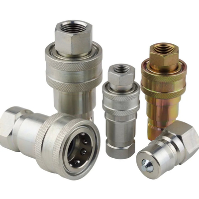 ISO7241-B Drilling Rig Spare Parts Hydraulic Quick Release Coupling Carbon Steel