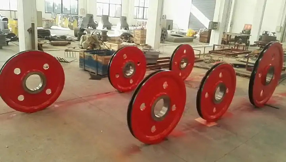 API 8C Drilling Rig Crown Wire Rope Pulley / Wire Rope Sheave