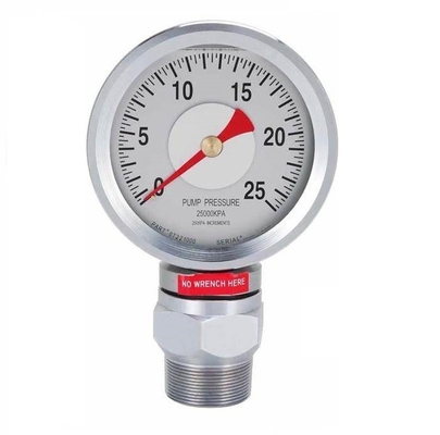 Hot sale Seismic Pressure Gauge 40MPA Drilling Instruments 60 / 120MPa Mud Pump Gauge