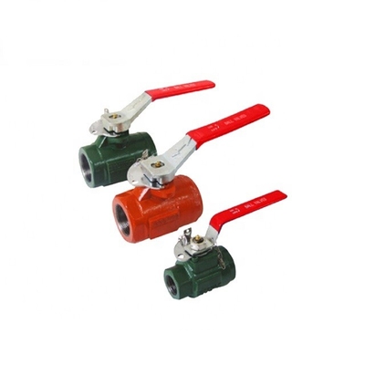 China Oilfield Threaded Ball Valve / A216 WCB Oil Patch Ball Valve 2000PSI 3000PSI 5000PSI for sale