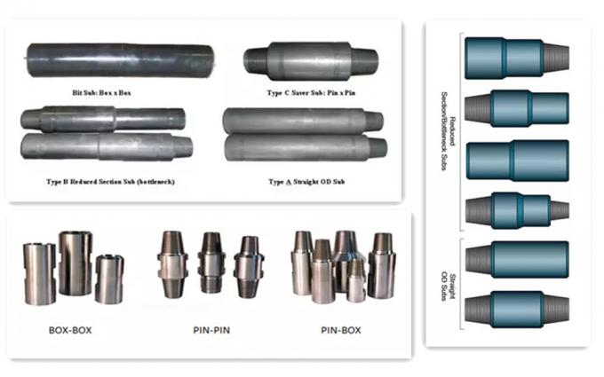 API 7-1 X Over Downhole Drilling Tools Drill Pipe Crossover Sub 0
