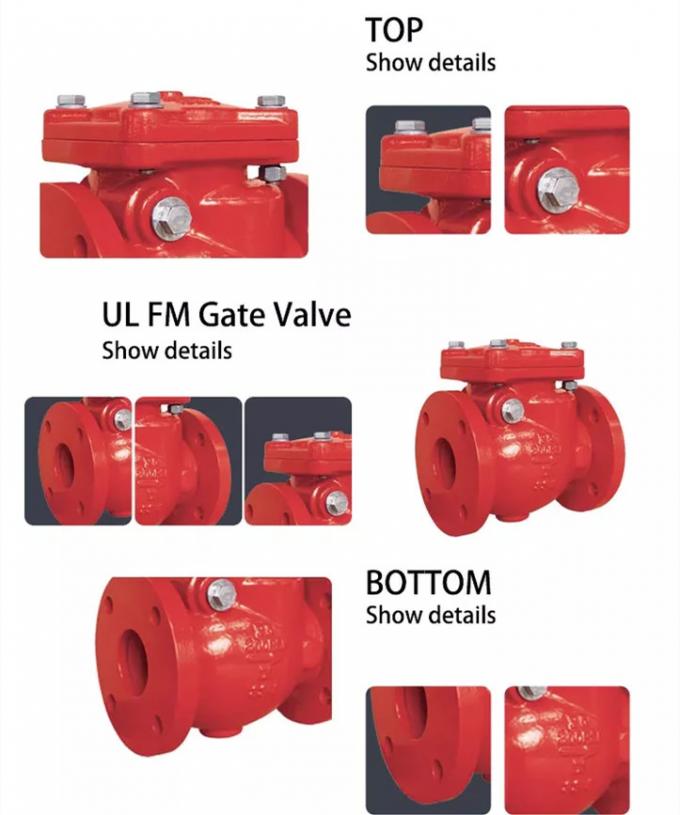 DN80 Manifold Control Valve Swing Check Valve With Flanged Ends 0