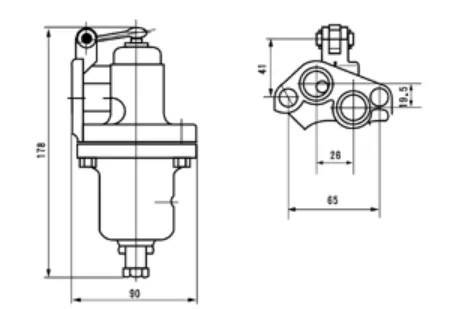 H-3 Drilling Rig Spare Parts Pneumatic Air Pressure Regulating Valve 1