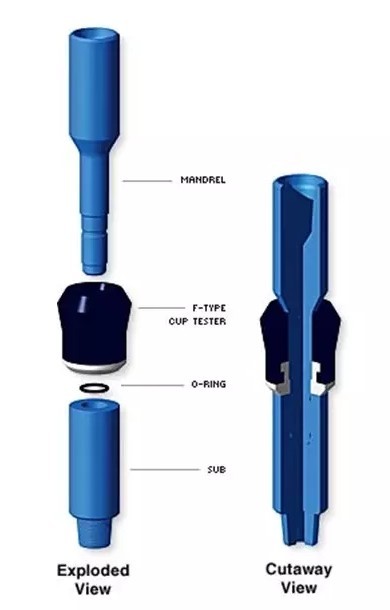 API 7K Drilling Stem Test Tools Casing Test Cup Tester 0