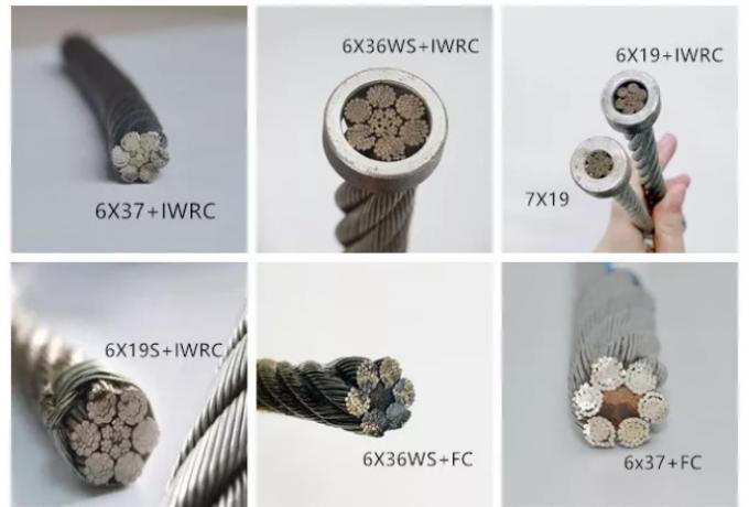 Galvanized / Non-Galvanized Steel Wire Rope 6×31WS-IWRC Rasing Line 2