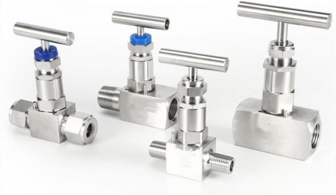 1/2 NPT Female Thread SS316L Stainless Steel Needle Valve 10000PSI Oil And Gas 0