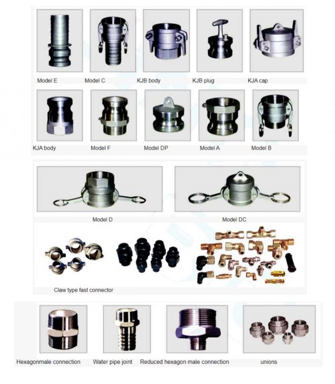 Fast Connector Pipe Fitting Rotary Drilling Hose Universal Self Sealing Pipe Joint 0