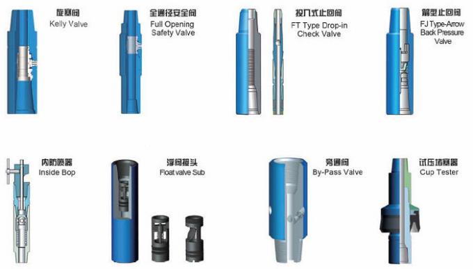 Upper And Lower Drilling Rig Spare Parts Kelly Valves / Kelly Cock Drill Pipe Safety Valve 1