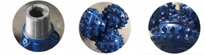 API Drilling Rig Spare Parts TCI Tricone Three Cone Rock Roller Drill Bit For Oil Rig 0