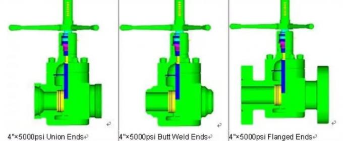 API 6A Manifold Control Valve 5000PSI Demco Mud Gate Valve 0
