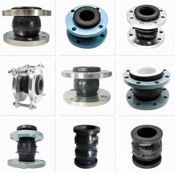 EPDM Flexible Rubber Soft Drilling Rig Spare Parts Flange Type Expansion Joint 1