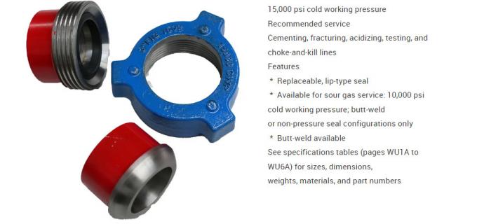 High Pressure FMC SPM Crossover Sub Drilling Tool With FIG 1502 Hammer Union 1