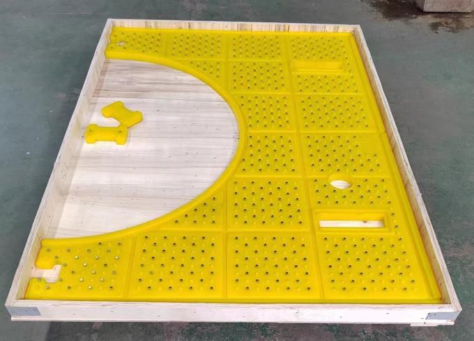 Polyurethane Rubber Anti Slip Mat Drilling Rig Spare Parts Rotary Table Rig Floor Mats 1