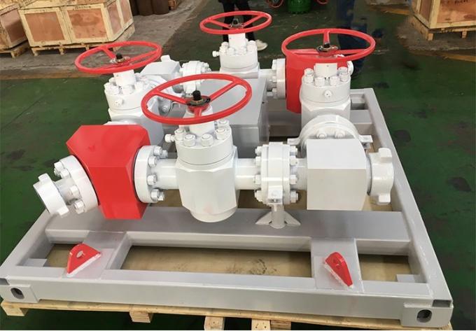 Oil Well Control Drilling Rig Spare Parts API Skid Mounted Choke Manifold 1