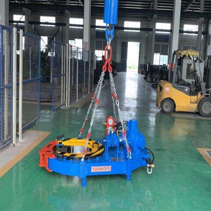 Tubular Handling Tools Hydraulic Casing Power Tong TQ508 - 70Y 20 Inch Backup 0