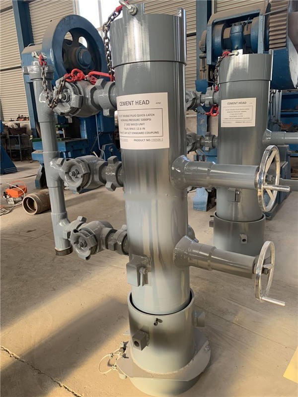 AISI 4145H Oilfield Cementing Tools Double Plug Top Drive Rotating Cement Head For Casing 1