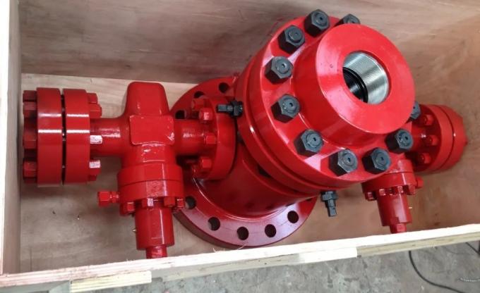 API 6A Spec Red Color Drilling Rig Spare Parts Tools Casing Head 0