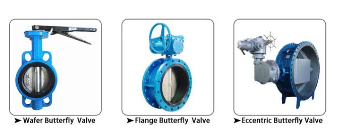 2 Inch Manifold Control Valve Ductile Iron Wafer Type Butterfly Valve DN50 - DN200 1