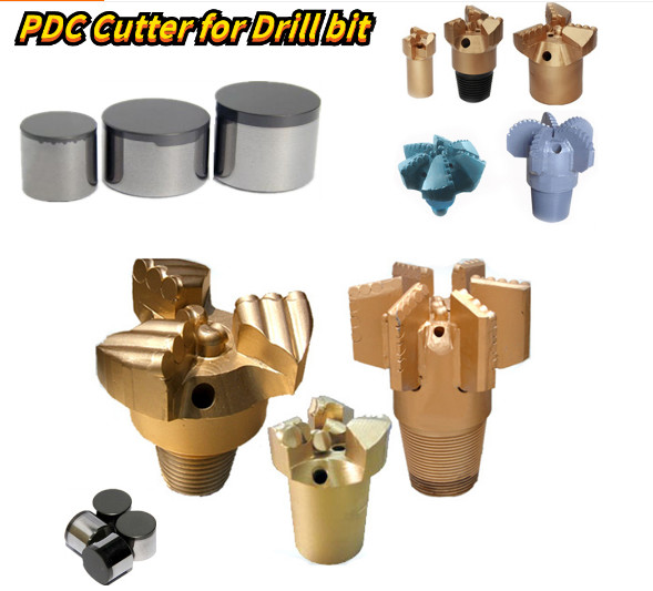 1308 1313 1613 1916 PDC Cutter For PDC Button Drill Bits Oil And Gas Drilling 0