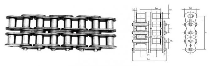 Short Pitch Precision Drilling Rig Spares Parts Oilfield Roller Chain 0