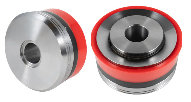 API 7K Oilfield Mud Pump Parts Red Rubber 4inch 7inch Piston Assembly 0