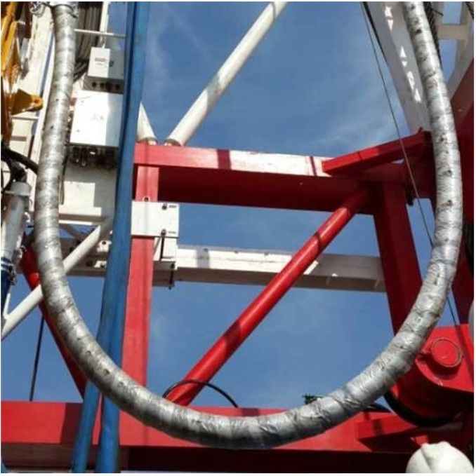 API Fire Resistant Rotary Drilling Hose Drilling Rig Spare Parts For Oil Fields Hose 1
