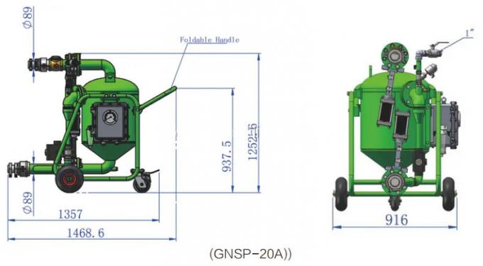 Oilfield Solids Control Equipment High Capacity Solid Vacuum Pump Vacuum Sludge Pump 0