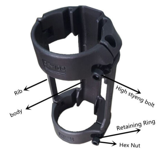 Cable Protector Downhole Drilling Tools Esp Cross Coupling Cable Clamp 0