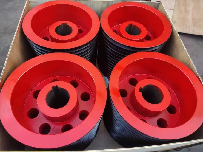 API 8C Drilling Rig Crown Wire Rope Pulley / Wire Rope Sheave Drilling Rig Spare Parts 3