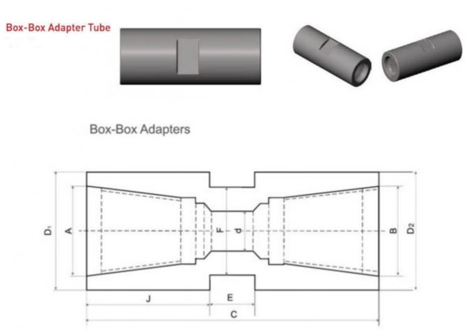 Drill Pipe Box Pin Adapter Drilling Rig Spare Parts API Well Drilling Connector 2