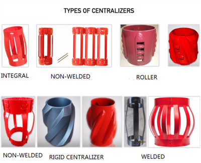 API 10D Oilfield Cementing Tools Casing Centralizer Solid Rigid / Positive / Welded Spiral Type 0