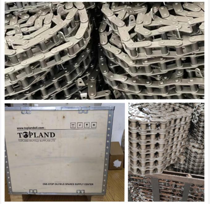 Stainless steel Precision Roller / Lifting Chain With Straight Side Plates / Short Pitch 0