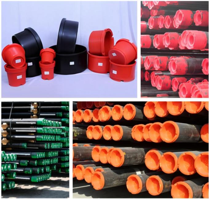 API 5CT Tubing And Coupling 2-3 / 8-20 Inch  EU Plastic Thread Protector 0
