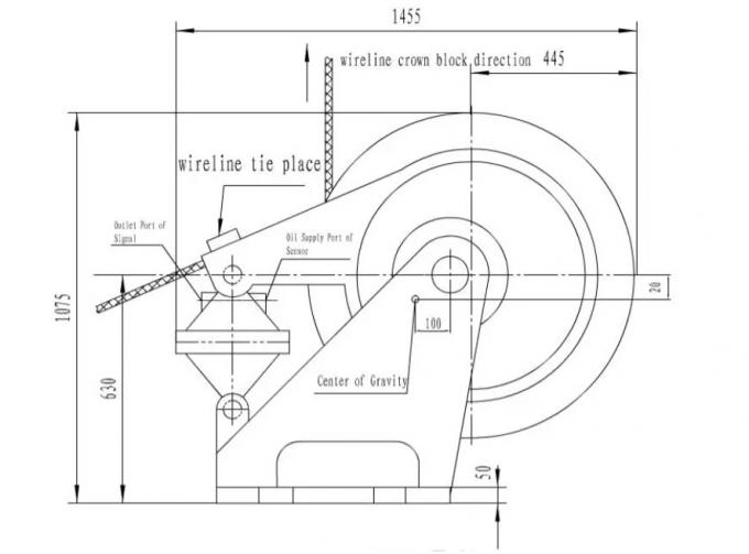 JZ Series Deadline Anchor As Per API 8C / 8A Drilling Rig Spare Parts 1