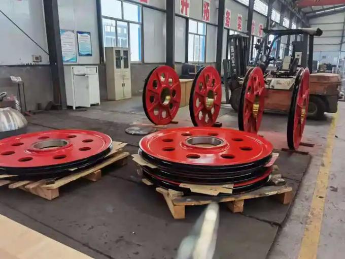 API 8C Drilling Rig Crown Wire Rope Pulley / Wire Rope Sheave 3