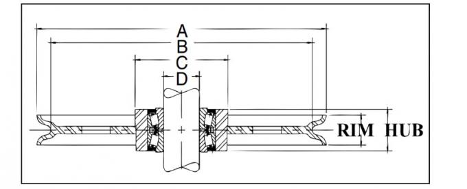 API 8C Drilling Rig Crown Wire Rope Pulley / Wire Rope Sheave 0