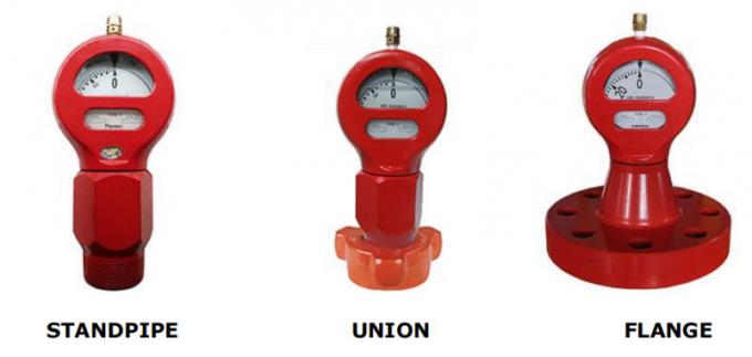 Mud Pump Pressure Gauge Drilling Instruments 6'' Flange Type Model F Range 6000PSI 0