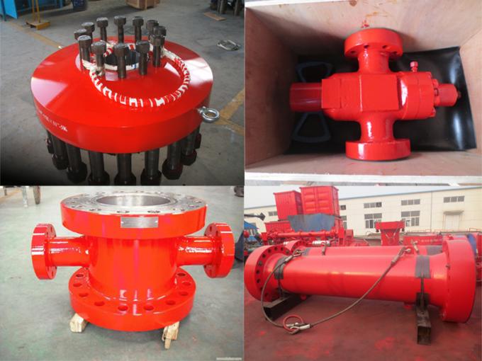 Oilfield Wellhead Components PR2 Oilfield Tee and Cross Flanged or Studded 2