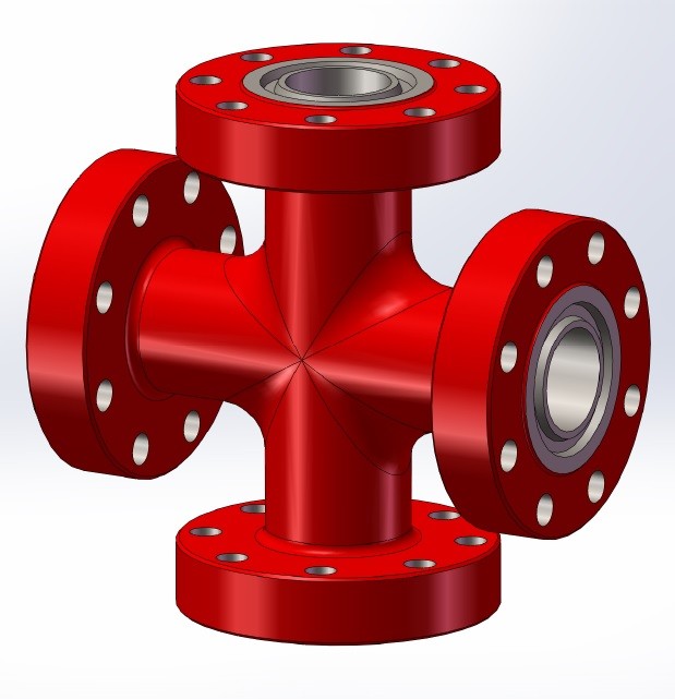 Well Control Casing Head Spool For Oilfield Wellhead Equipment AISI4130 2
