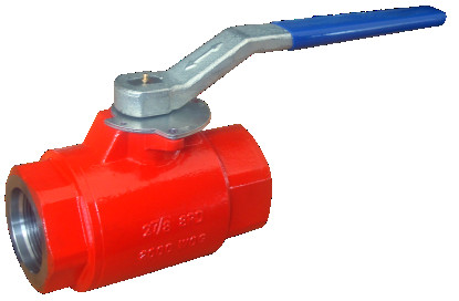 Oilfield Threaded Ball Valve Manifold Control Valve A216 WCB Oil Patch Ball Valve 4